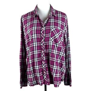 American Eagle Outfitters Plaid Flannel Shirt Size XL‎